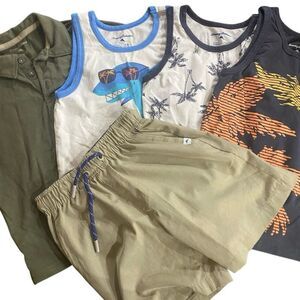 Tommy Bahama bundle boys size 5-6 3 tanks a polo and a pair of shorts